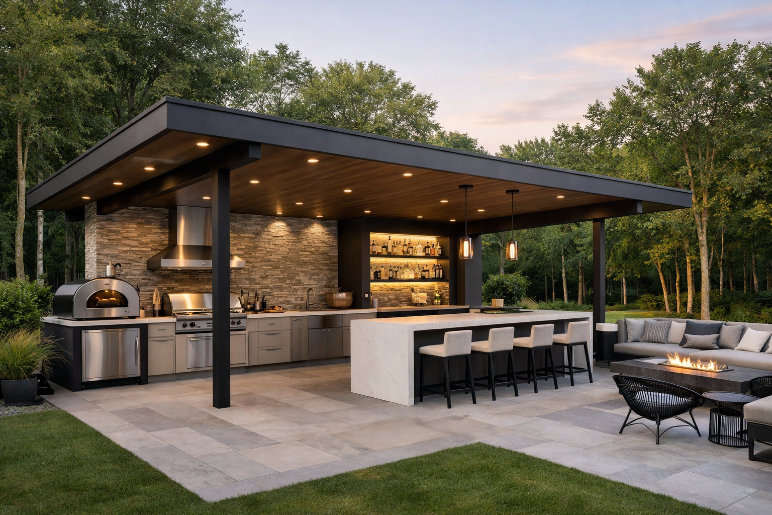 Arbor Vista Outdoor Kitchen